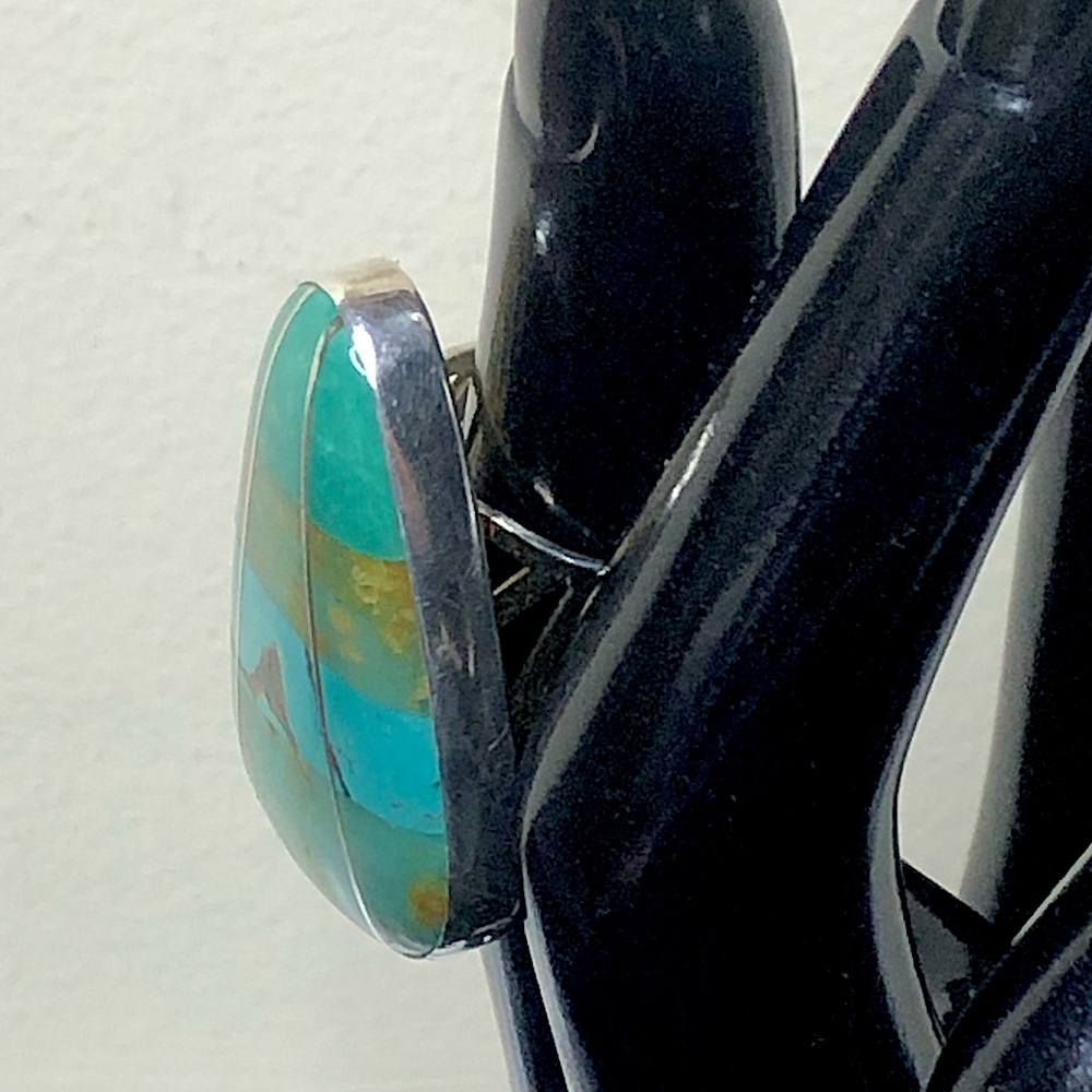 JAY KING DTR Desert Rose Turquoise Sterling Silver Cocktail Ring Sz 6 NWOT - Picture 7 of 12